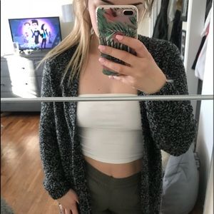 Black long sweater !